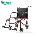 Silla de ruedas manual de tela Oxford de estructura doble X